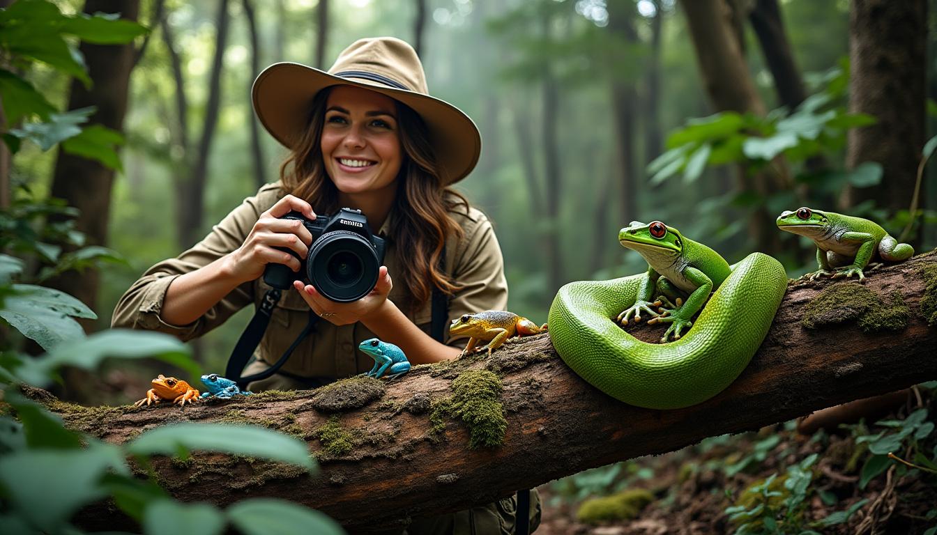 découvrez comment l'herpétologue françoise serre collet utilise la photographie pour redonner une chance aux reptiles et amphibiens, en bousculant les préjugés et en sensibilisant le public à la beauté et à l'importance de ces espèces méconnues.