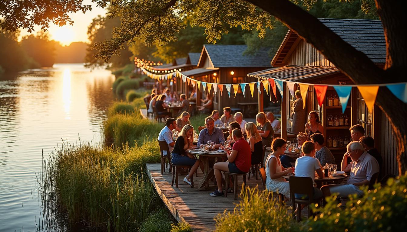 découvrez l'univers des guinguettes au bord de la marne à travers l'objectif de willy ronis. cette exploration photographique vous plonge dans un patrimoine vivant et nostalgique, révélant la beauté de ces lieux festifs disparus. revivez les moments uniques capturés par un grand maître de la photographie.