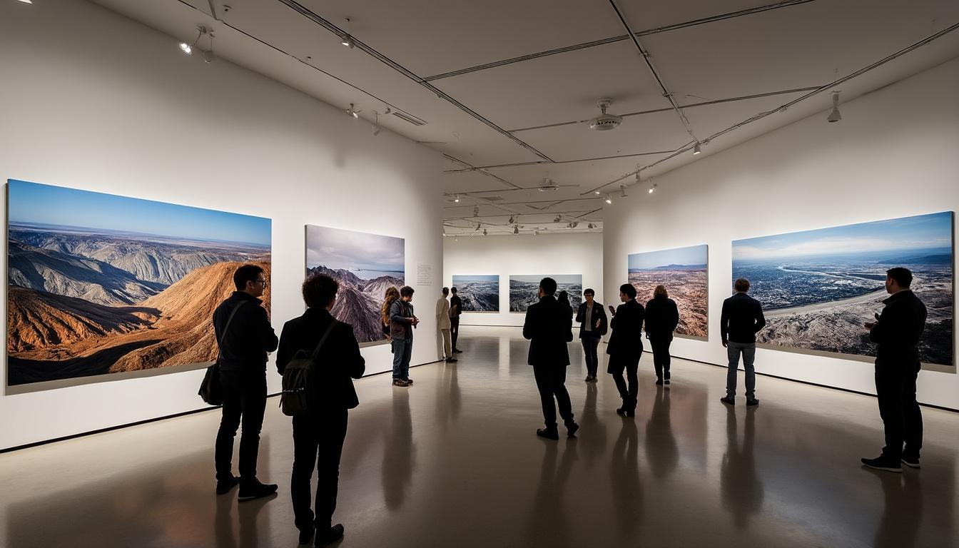 plongez dans l'univers d'edward burtynsky à l'international center of photography avec l'exposition 'la grande accélération'. découvrez des œuvres saisissantes sur l'impact humain sur la planète, à travers le regard unique du photographe contemporain.