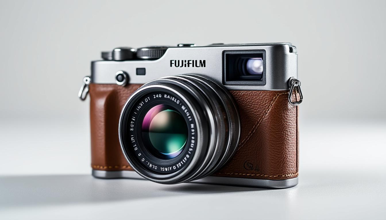 découvrez les innovations fujifilm avec la polyvalente x-half en demi-format, la puissante gfx100rf en grand format, et l'élégante x-e5, trois perspectives photographiques uniques pour tous les passionnés.