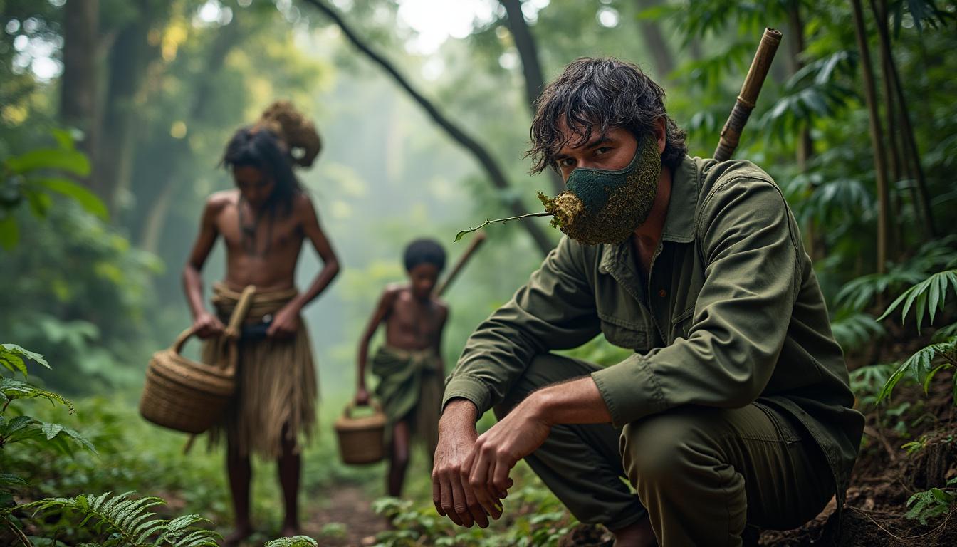 découvrez le reportage saisissant d'un photographe breton qui immortalise les derniers chasseurs-cueilleurs de thaïlande, cachés au cœur des bois.