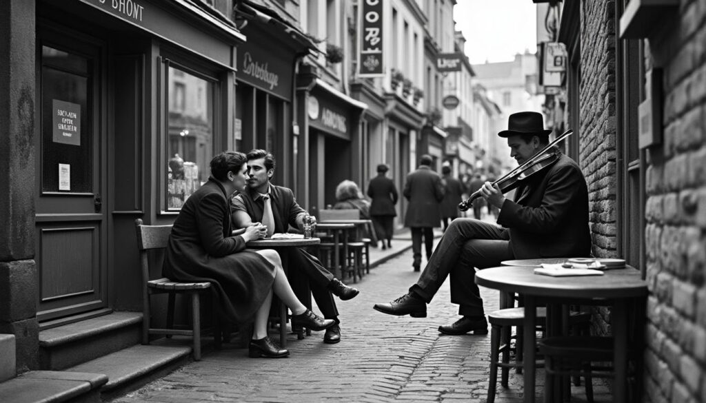 découvrez 'love on the left bank' d'ed van der elsken, présenté par dewi lewis publishing, une immersion poignante dans le paris des années 1950 à travers les yeux d'un maître de la photographie.