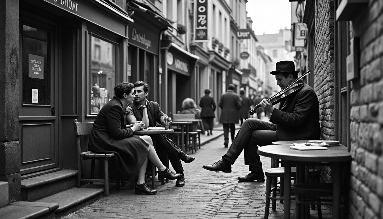 découvrez 'love on the left bank' d'ed van der elsken, présenté par dewi lewis publishing, une immersion poignante dans le paris des années 1950 à travers les yeux d'un maître de la photographie.