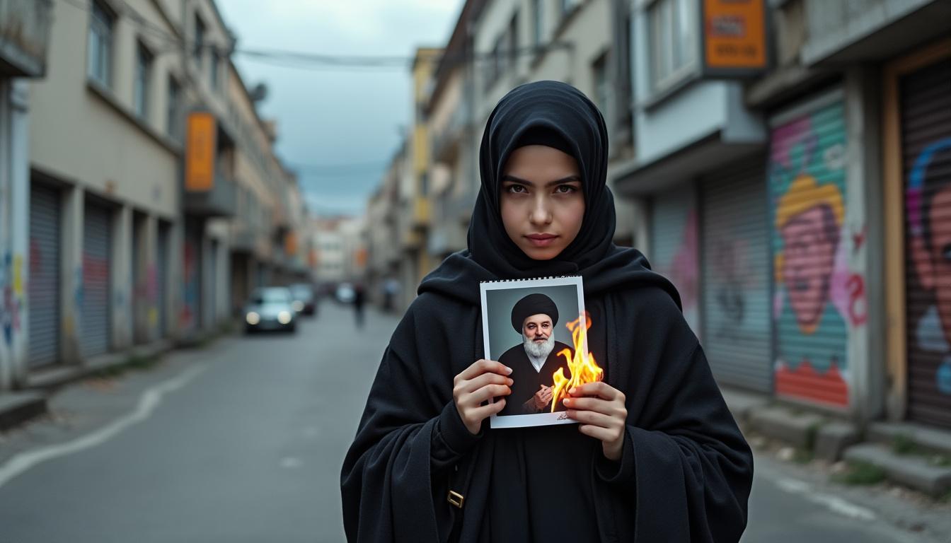découvrez les faits réels derrière la vidéo d'une manifestante en iran prétendument brûlant une photo de l’ayatollah. analyse et contexte pour mieux comprendre cet événement.