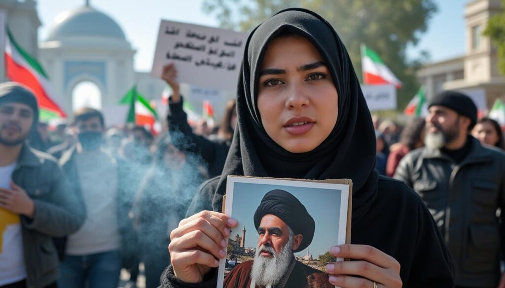 découvrez la vérité sur l'incident en iran où une manifestante aurait brûlé une photo de l’ayatollah. analyse et faits pour mieux comprendre cette actualité.