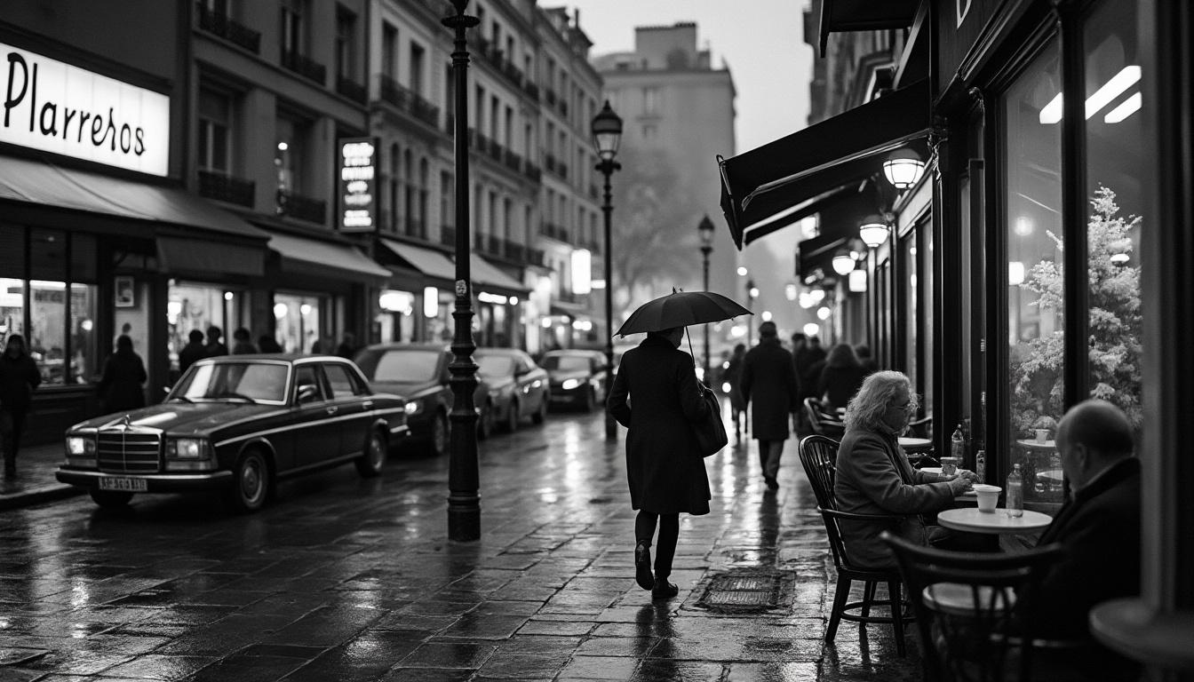 Paris révélé sous l'œil passionné du photographe Robert Frank 1 découvrez paris à travers l'objectif passionné du photographe robert frank, qui révèle la ville lumière sous un angle unique et captivant.