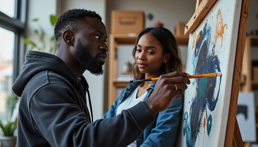 découvrez l'échange artistique inspirant entre malick welli et charlotte brathwaite, une rencontre créative qui explore de nouvelles perspectives et nourrit le dialogue culturel.