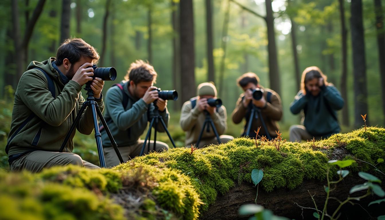 participez à nos ateliers immersifs de photographie, une méthode innovante pour sensibiliser et éveiller la conscience environnementale à travers l'art visuel.