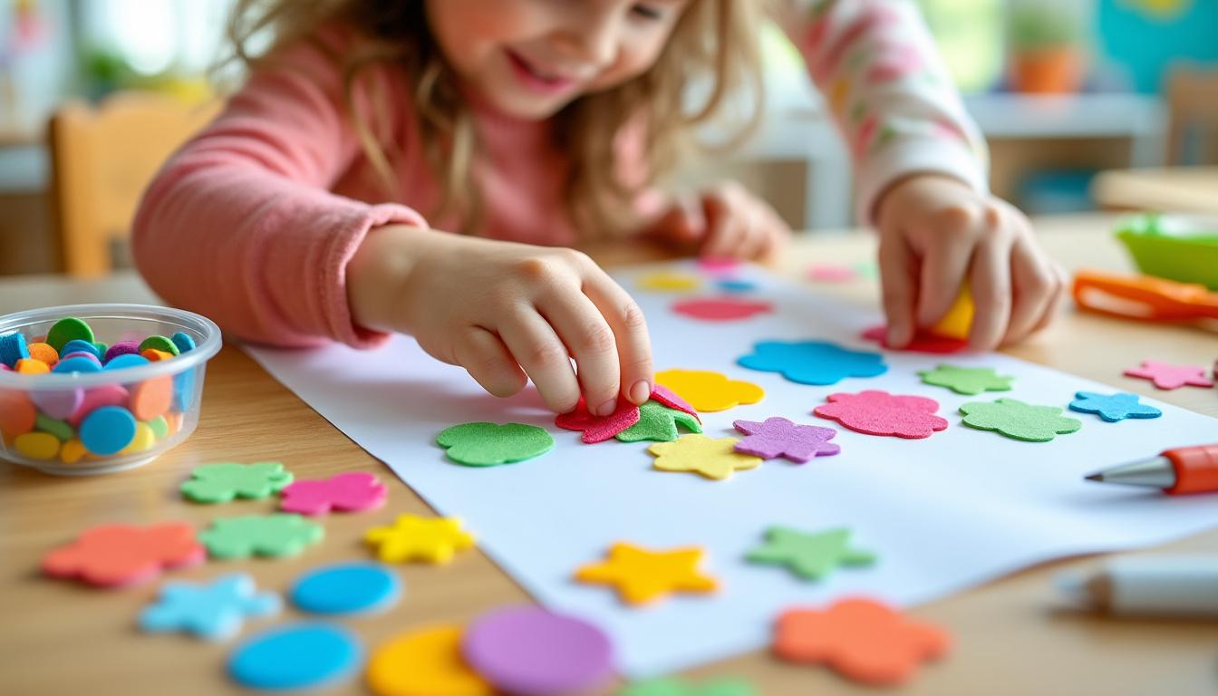 découvrez des astuces simples et amusantes pour coller des gommettes en petite section, favorisant la motricité fine et la créativité des enfants.