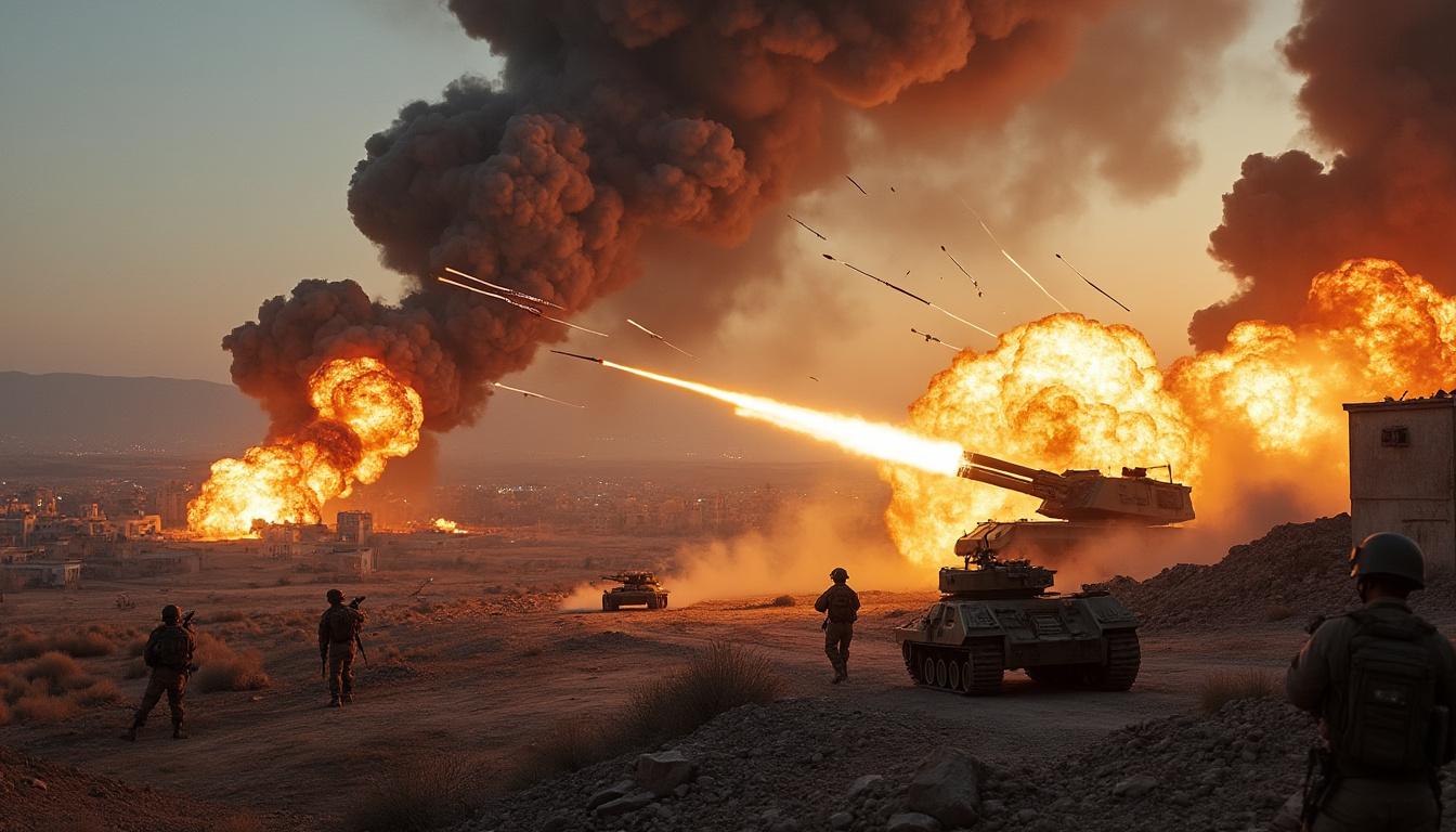 suivez l'intensification alarmante des tirs croisés entre israël et le hezbollah au moyen-orient, une escalade qui menace la stabilité régionale et suscite des inquiétudes internationales.