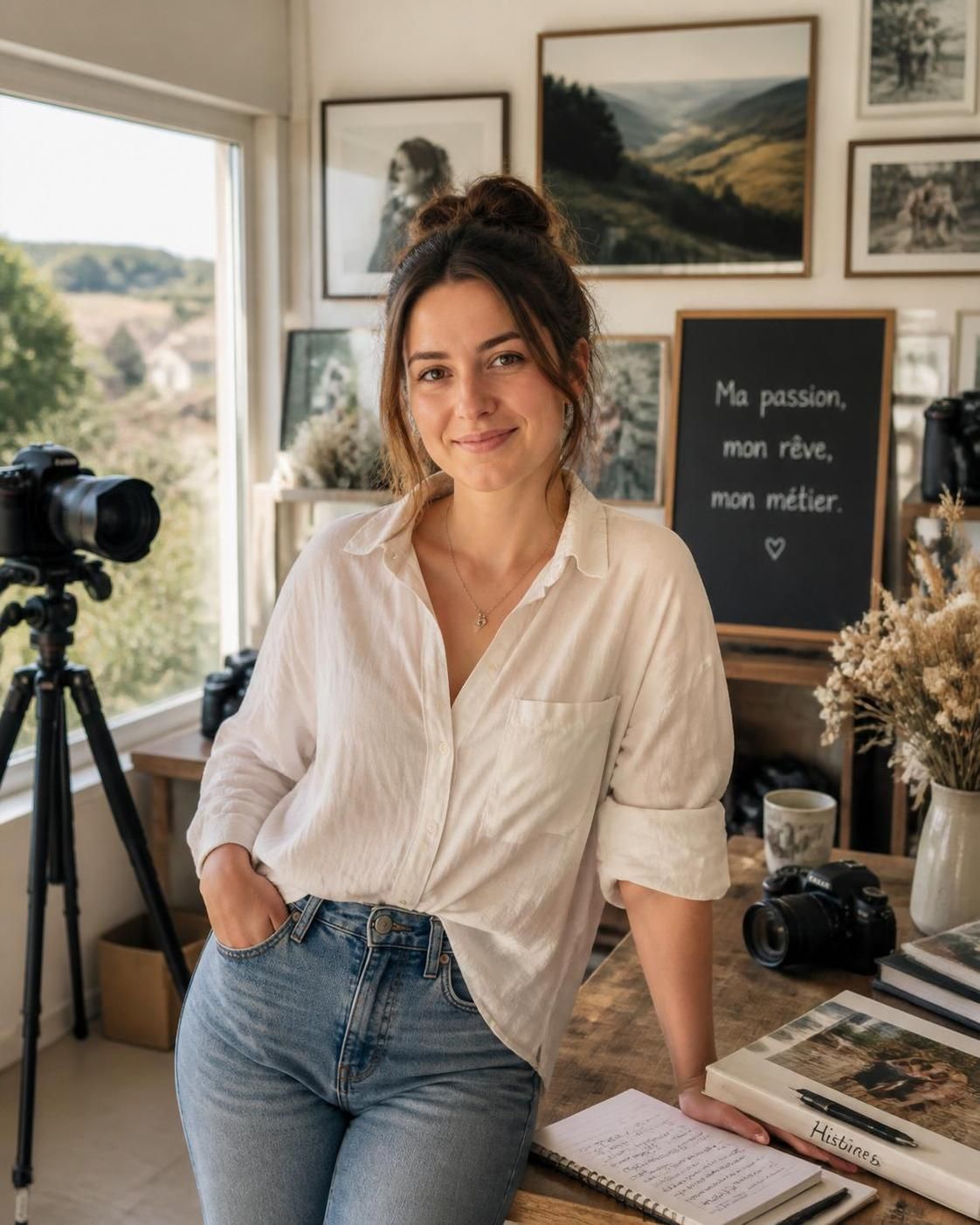 Ă 28 ans, Marine Vannier rĂ©alise son rĂȘve et lance son entreprise de photographie prĂšs de chez elle 11 Ă 28 ans, marine vannier concrĂ©tise son rĂȘve en lançant sa propre entreprise de photographie prĂšs de chez elle, alliant passion et proximitĂ©.