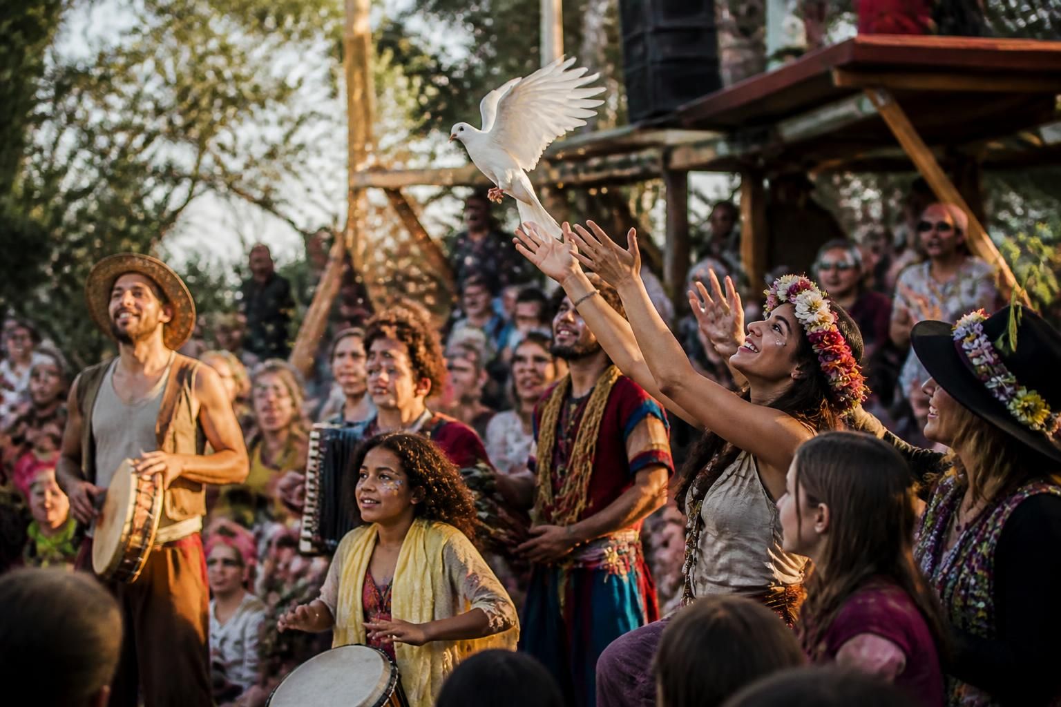 découvrez « travelling peace circus » de laurence geai, une série photographique émouvante célébrant la fraternité et l’harmonie à travers des images saisissantes et poétiques.