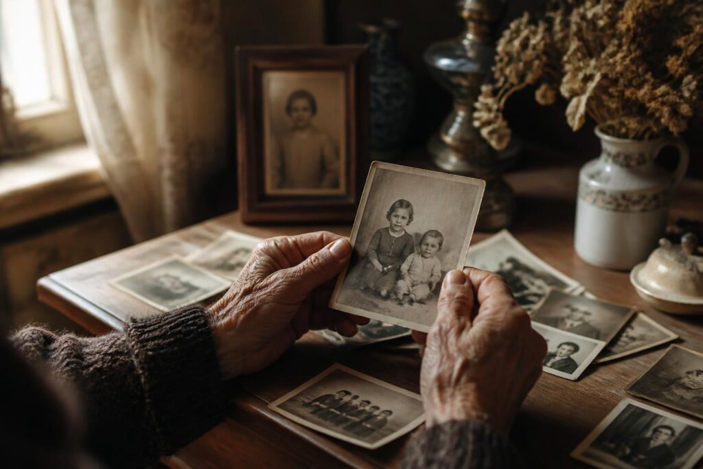 plongez dans un voyage nostalgique en redécouvrant les photos de chez grand-mère, entre souvenirs précieux et émotions retrouvées.