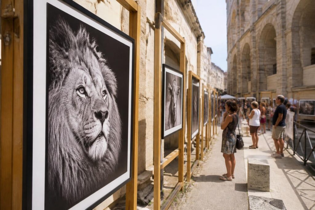 découvrez aux rencontres de la photographie à arles une exposition exceptionnelle retraçant deux siècles d'images captivantes dédiées aux animaux.