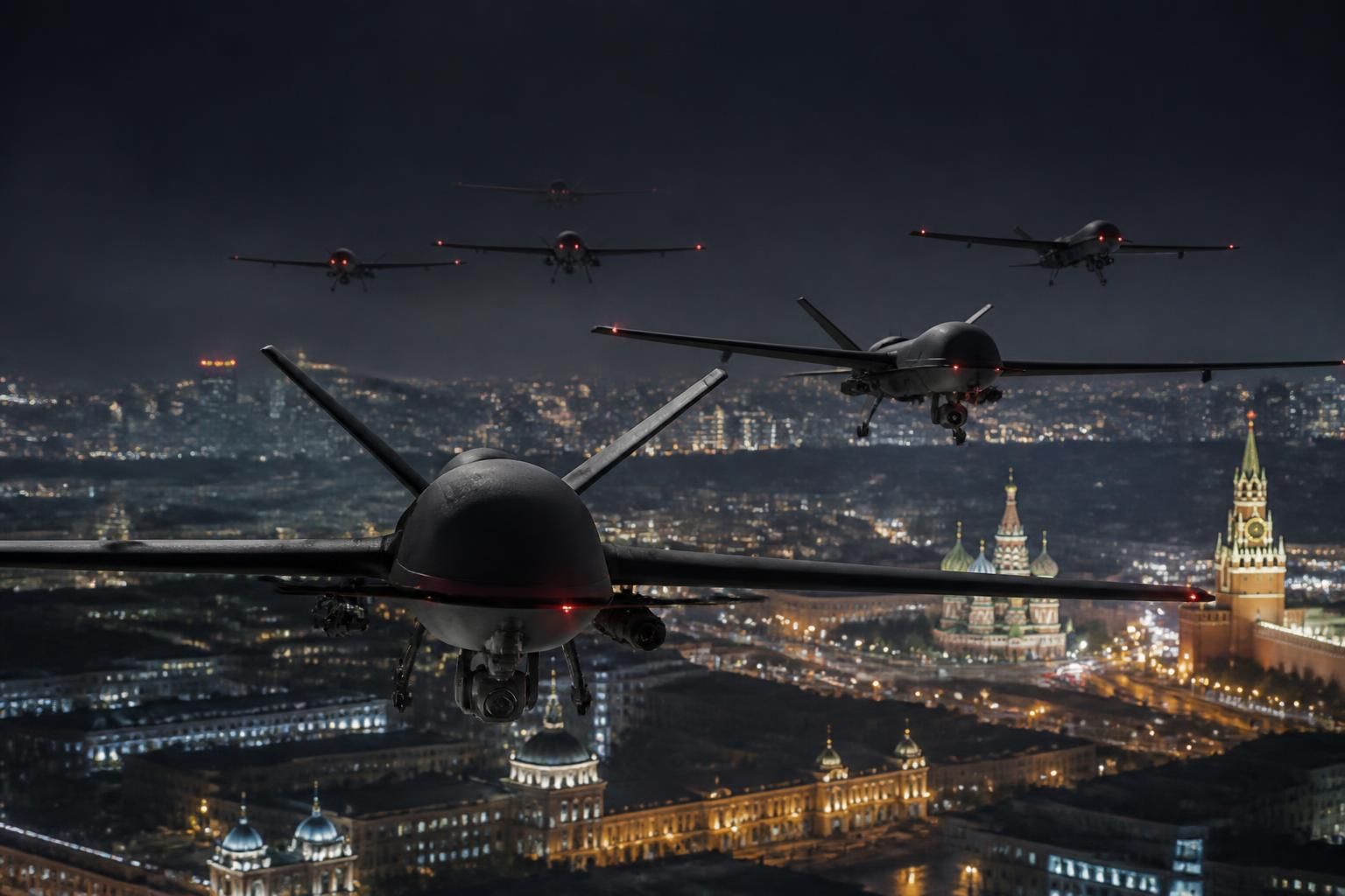 Conflit en Ukraine : Plus de 430 drones ukrainiens déployés en direction de Moscou à la veille du sommet crucial 10 à la veille d'un sommet crucial, plus de 430 drones ukrainiens sont déployés en direction de moscou, intensifiant le conflit en ukraine et augmentant les tensions diplomatiques.