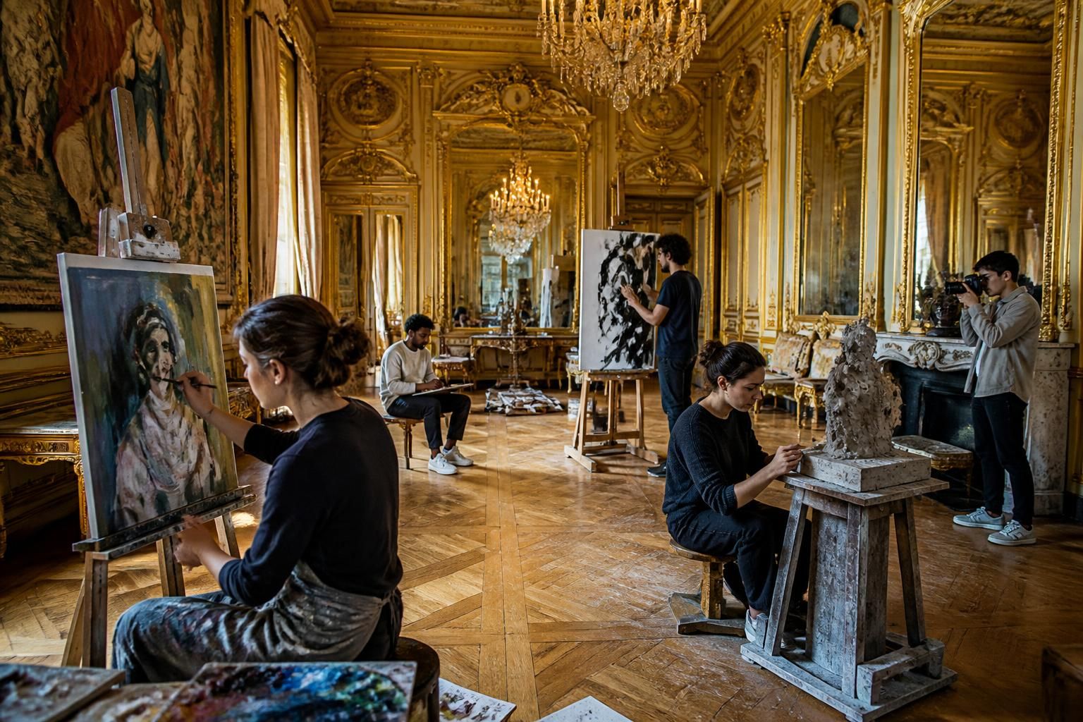 Revel : le château dévoile ses salons à une génération inédite d’artistes 1 découvrez comment le château de revel ouvre ses salons à une nouvelle génération d'artistes, mêlant histoire et créativité contemporaine.