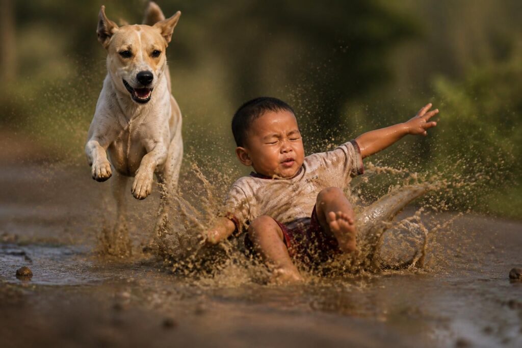 découvrez une sélection unique de clichés étranges, amusants et poignants issus d'un prestigieux concours de photographie, révélant des moments captivants et émouvants.
