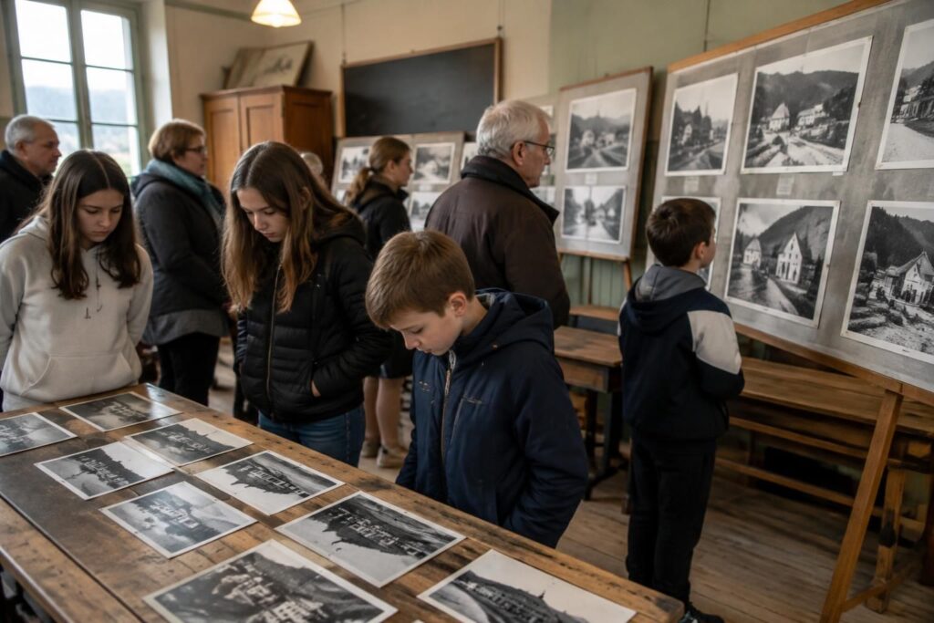 à fraize, la classe musée met à l’honneur les photographies lapie, témoins précieux de l’histoire locale et du patrimoine vosgien.