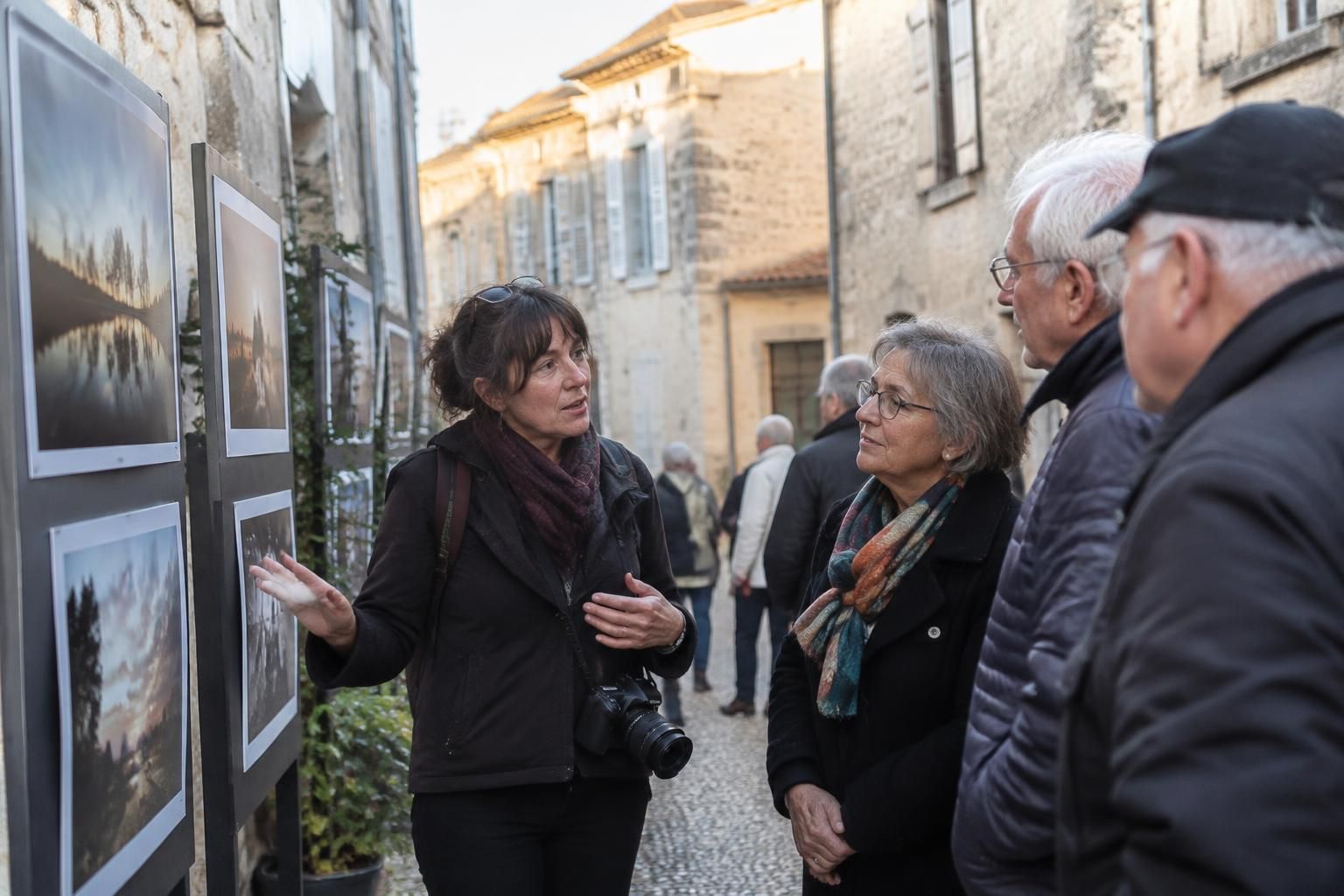 à aiguillon, découvrez en images la rencontre avec véronique waeckel et revivez les temps forts de cet échange.