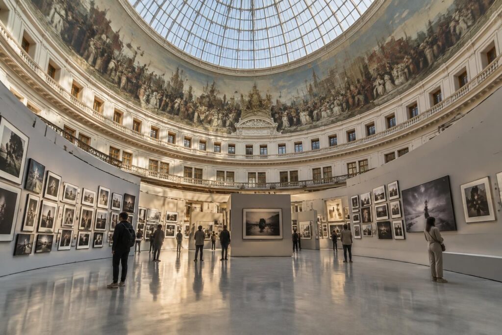 à la bourse de commerce, 700 chefs-d’œuvre photographiques dévoilent leur éclat et invitent à explorer toute la richesse de la photographie.